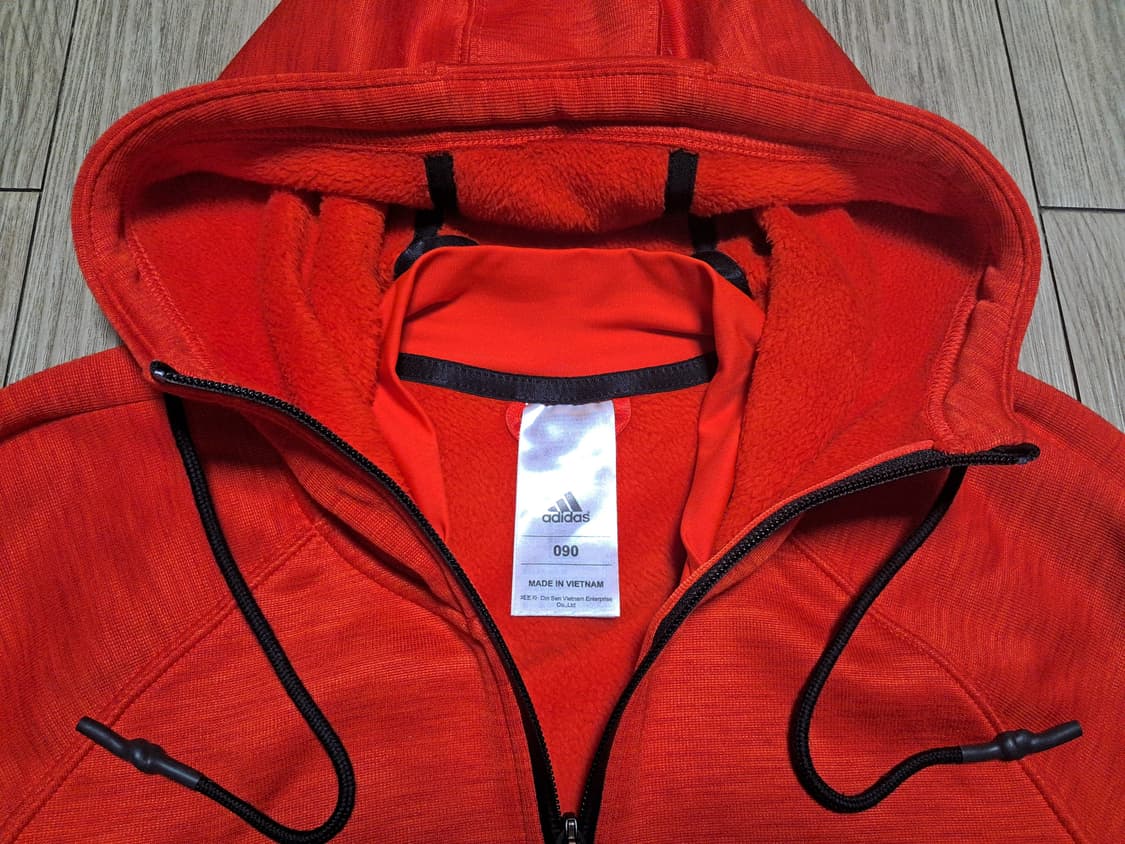 아디다스 기모 후드집업 90 상품이미지4