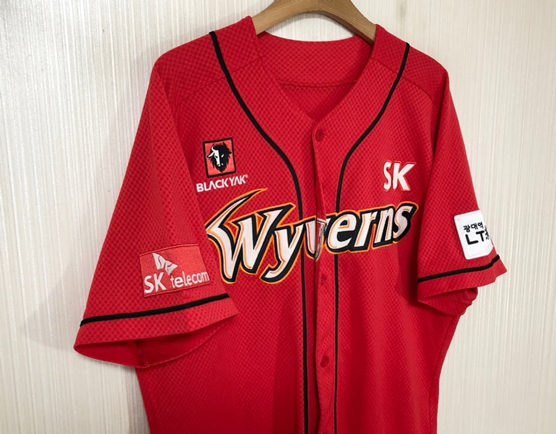 KBO 블랙야크 SK와이번스 선수실착 원정유니폼/져지 #65 이윤재 상품이미지4