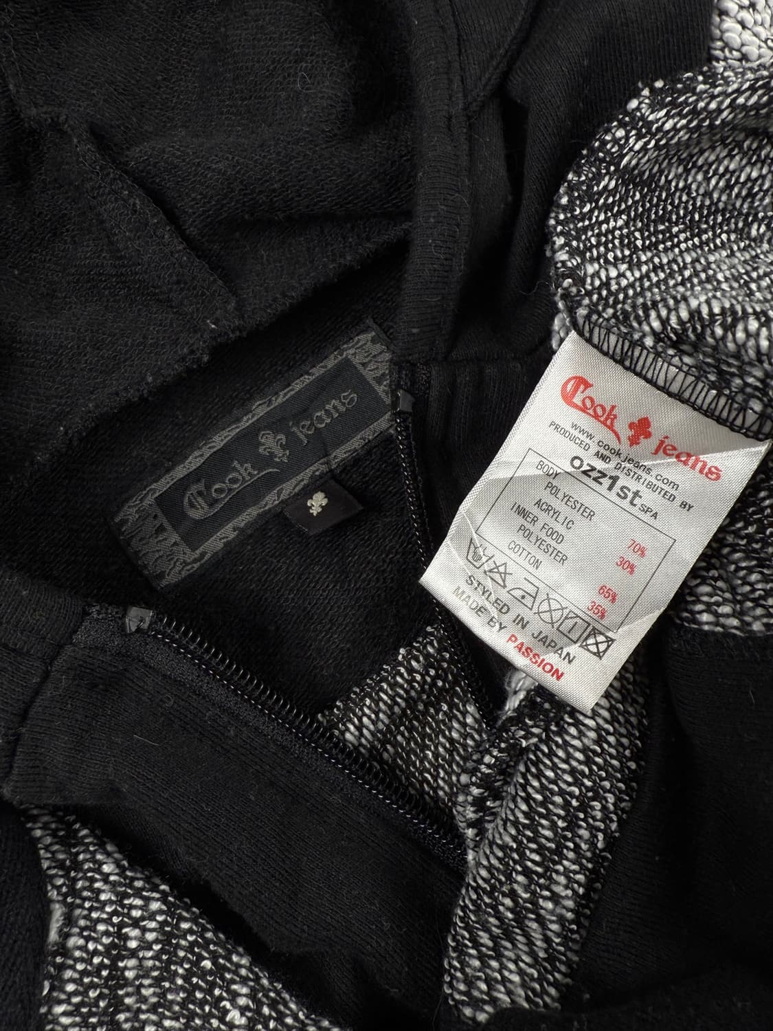 cook jeans 레이어드 후드집업 상품이미지6