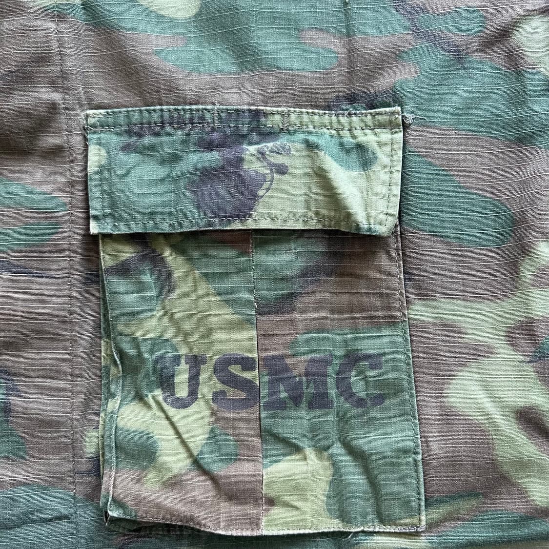70s 미군 USMC 오리지널 RDF 초기형 ERDL 자켓 ML 상품이미지3