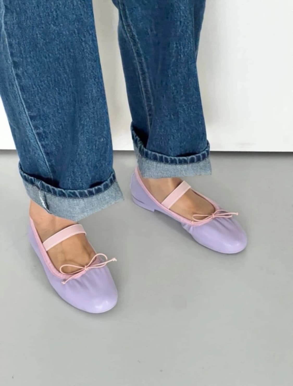 깔량)발레리나슈즈 연보라 230사이즈(새상품) 상품이미지4