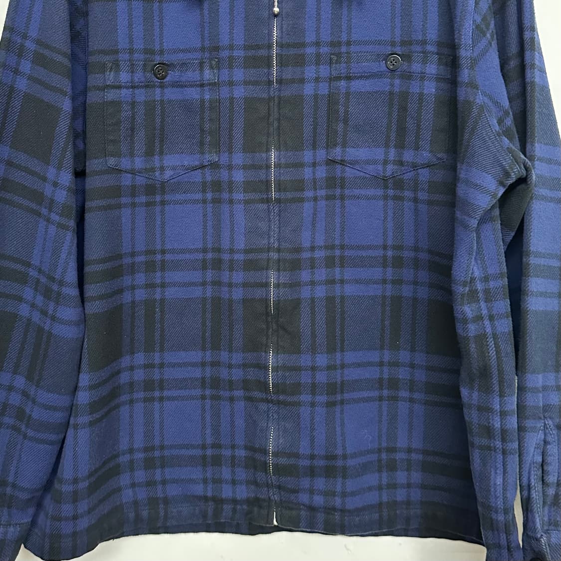 노아 헤비웨잍 플란넬 집업 셔츠 상품이미지6