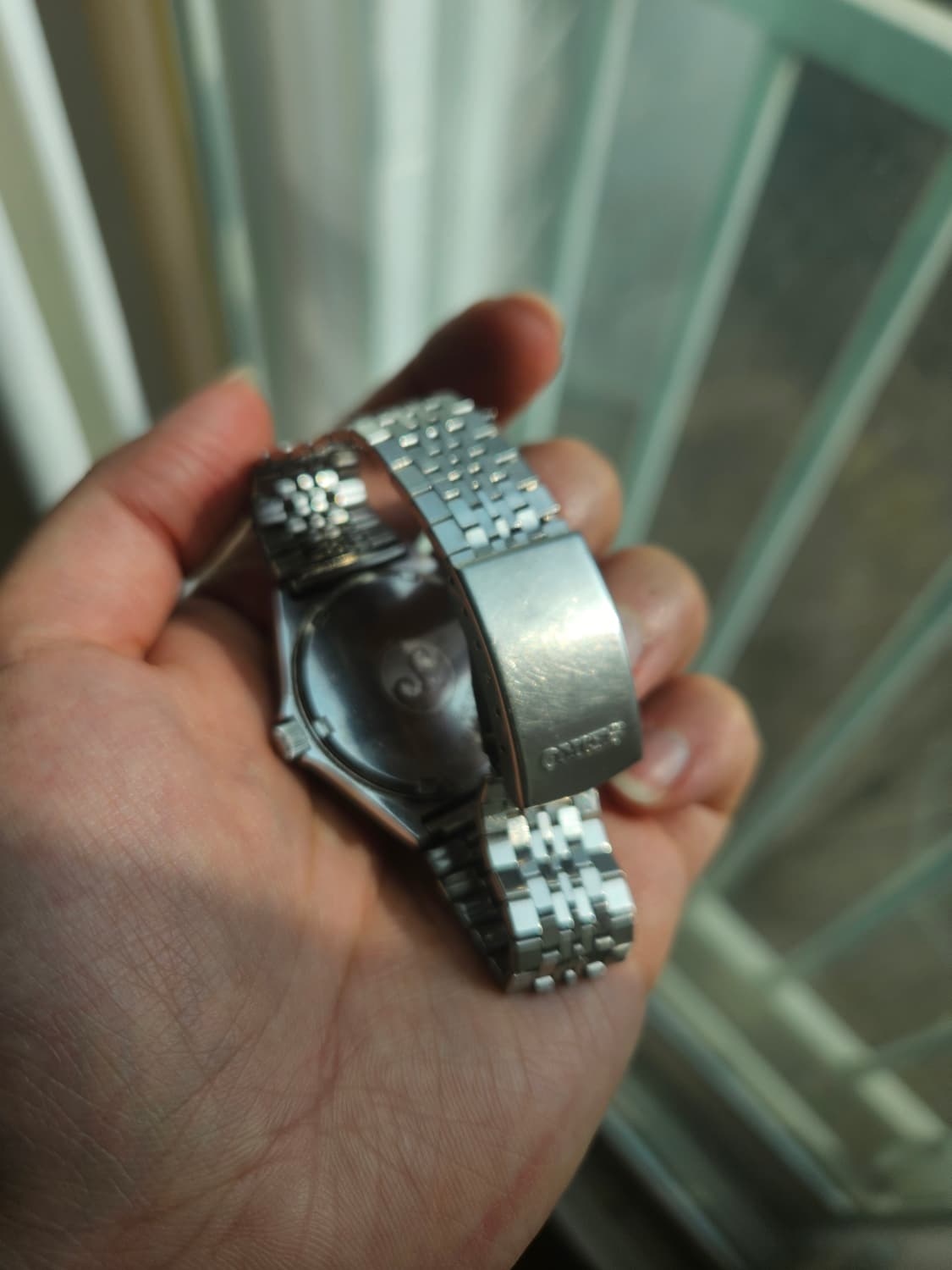 세이코 실버웨이브 빈티지 시계 상품이미지3