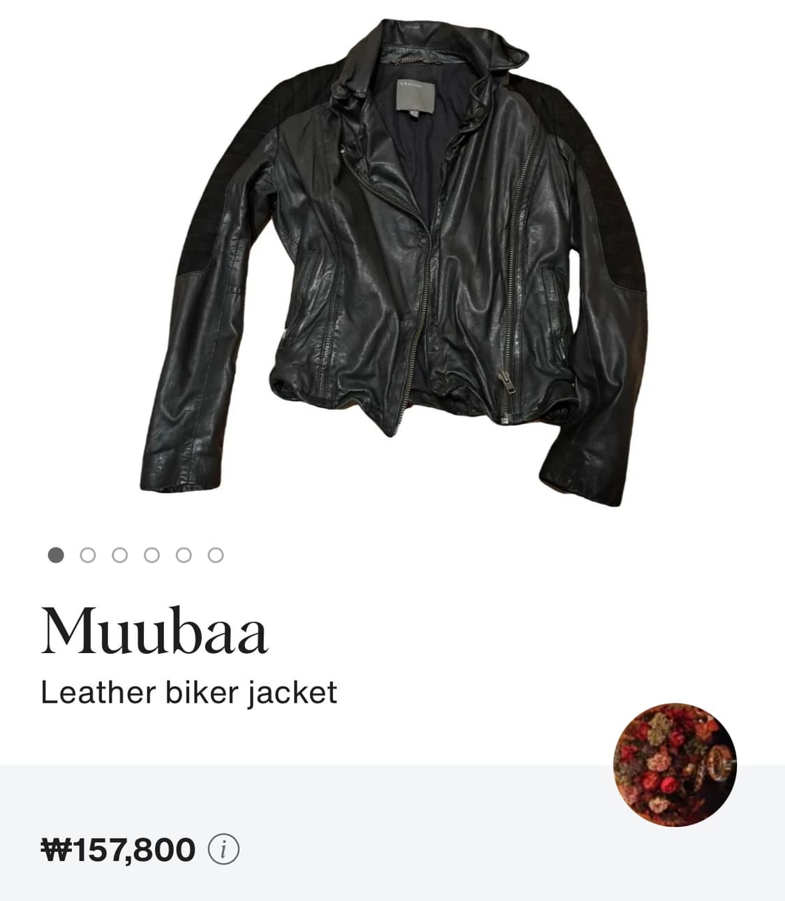 Muubaa lamb leather hedi jacket 상품이미지6