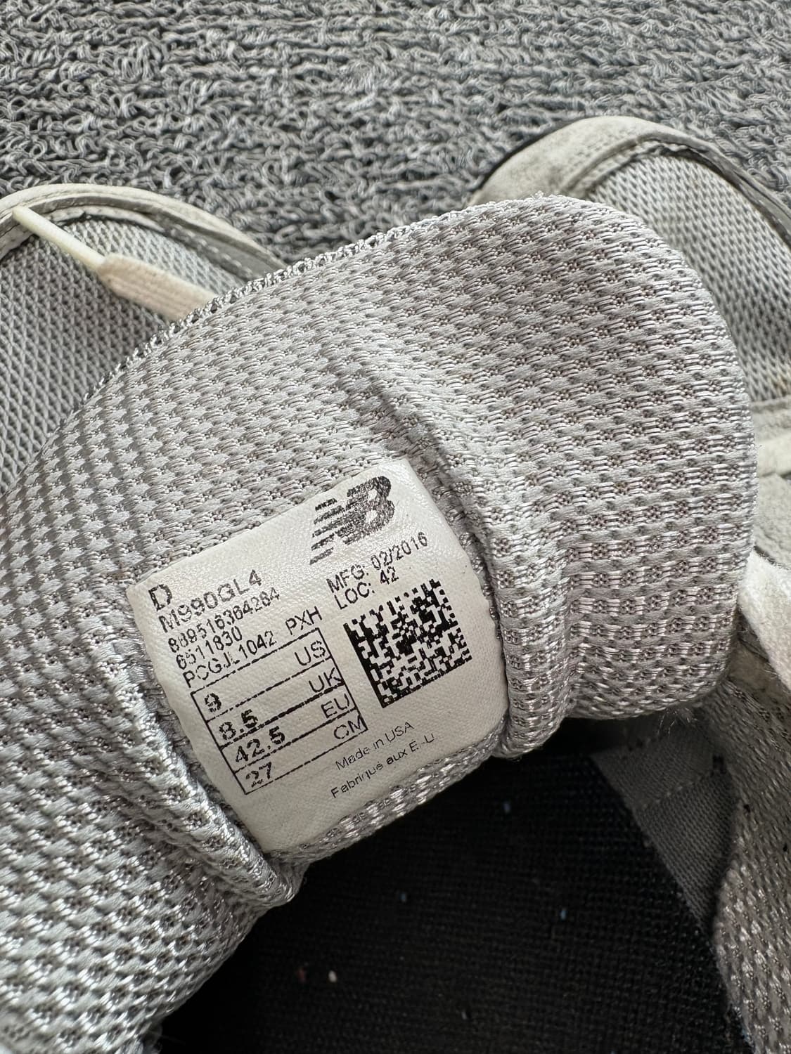 뉴발란스 990 v4 USA 그레이 스니커즈 2719 상품이미지6