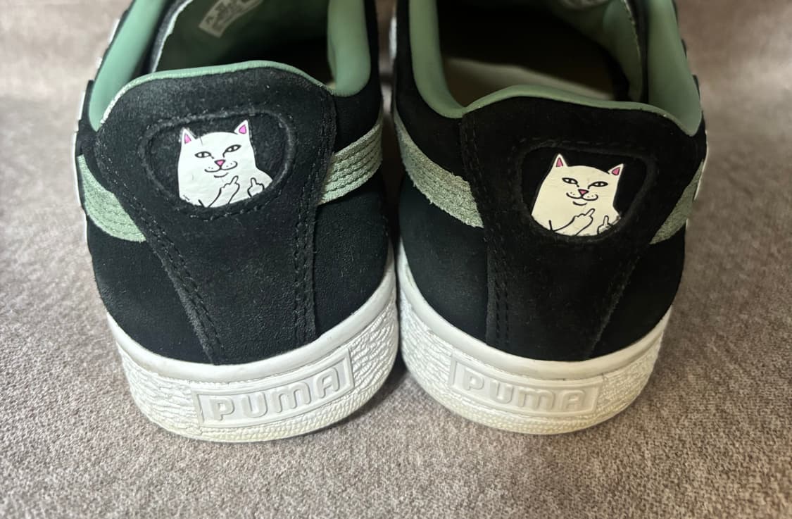 푸마 X 립앤딥 스웨이드 블랙 유칼립투스 상품이미지5