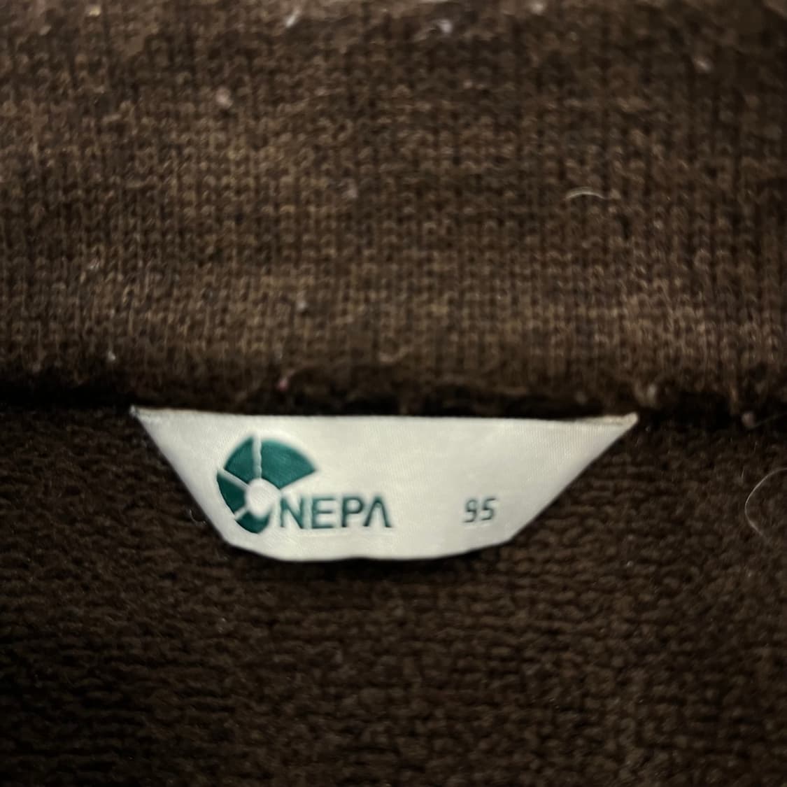 95 네파 브라운 하프집업 티셔츠 상품이미지5