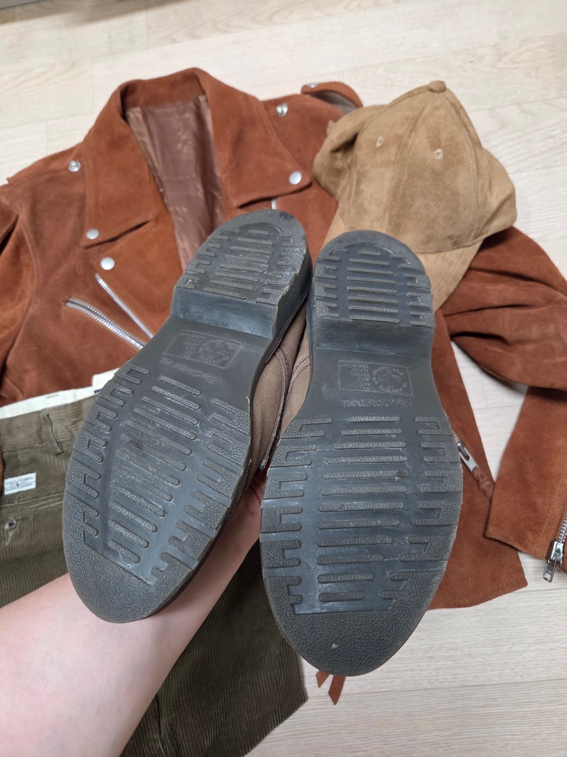 (~5회 착용)닥터마틴 스웨이드 4홀 더비 구두 로퍼 상품이미지6