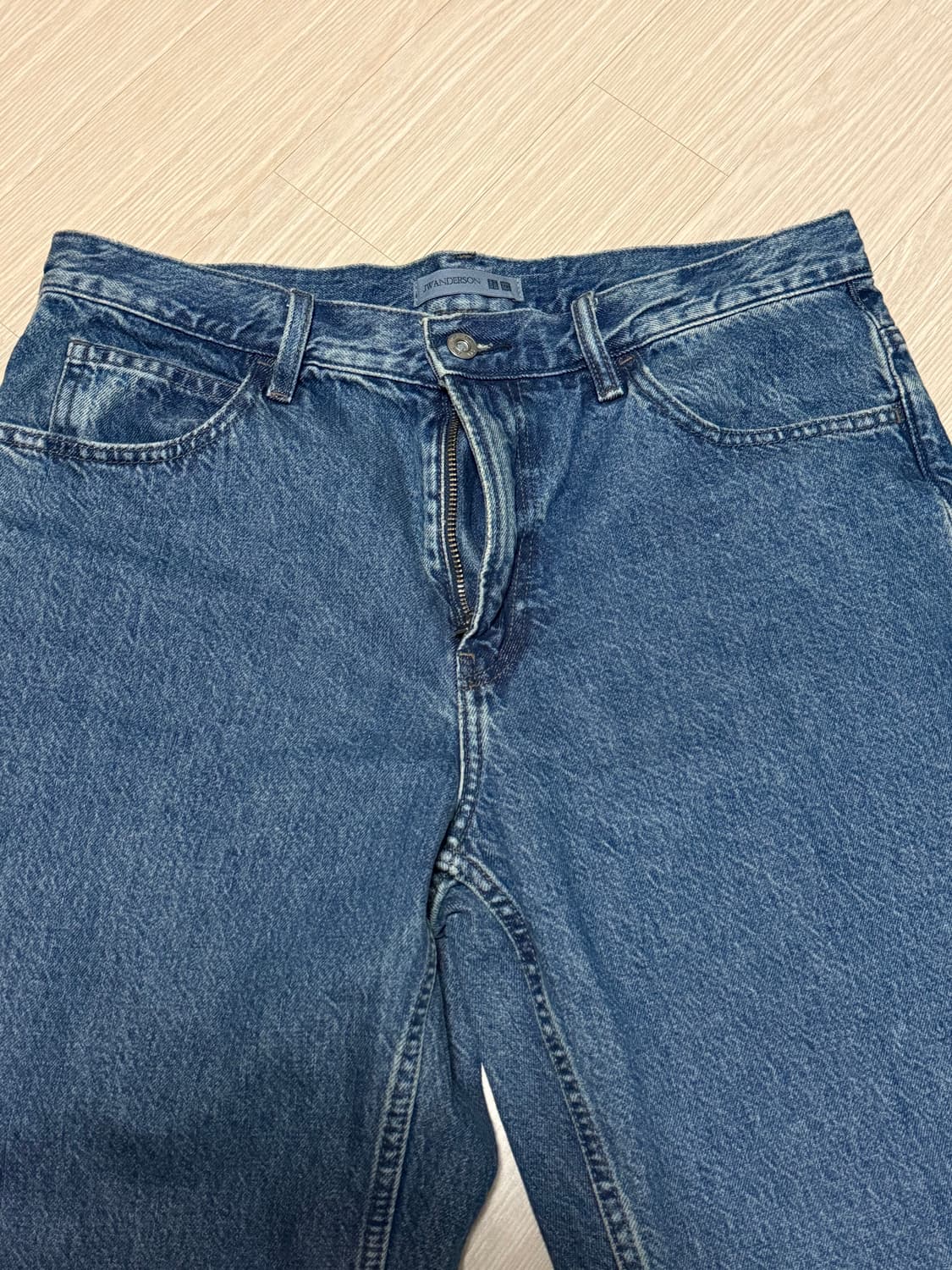 [33| 유니클로 JW앤더슨 스트레이트 진 청바지 데님 상품이미지4