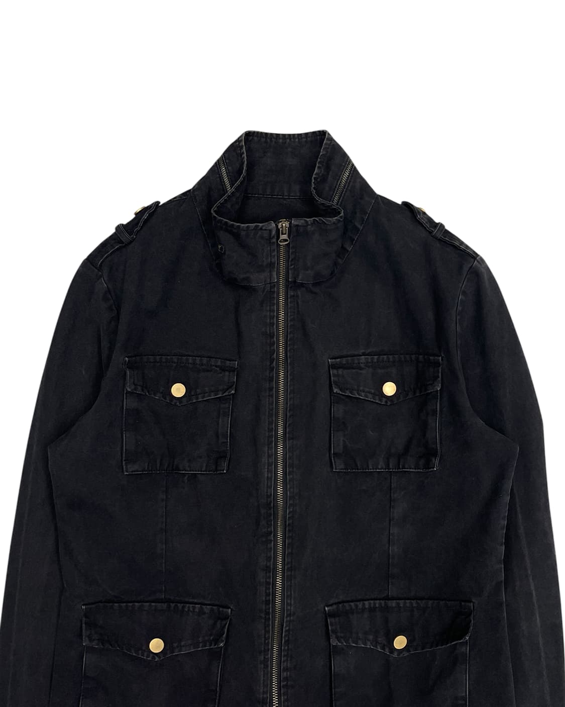 빈티지 4포켓 워크 자켓 블랙 상품이미지6