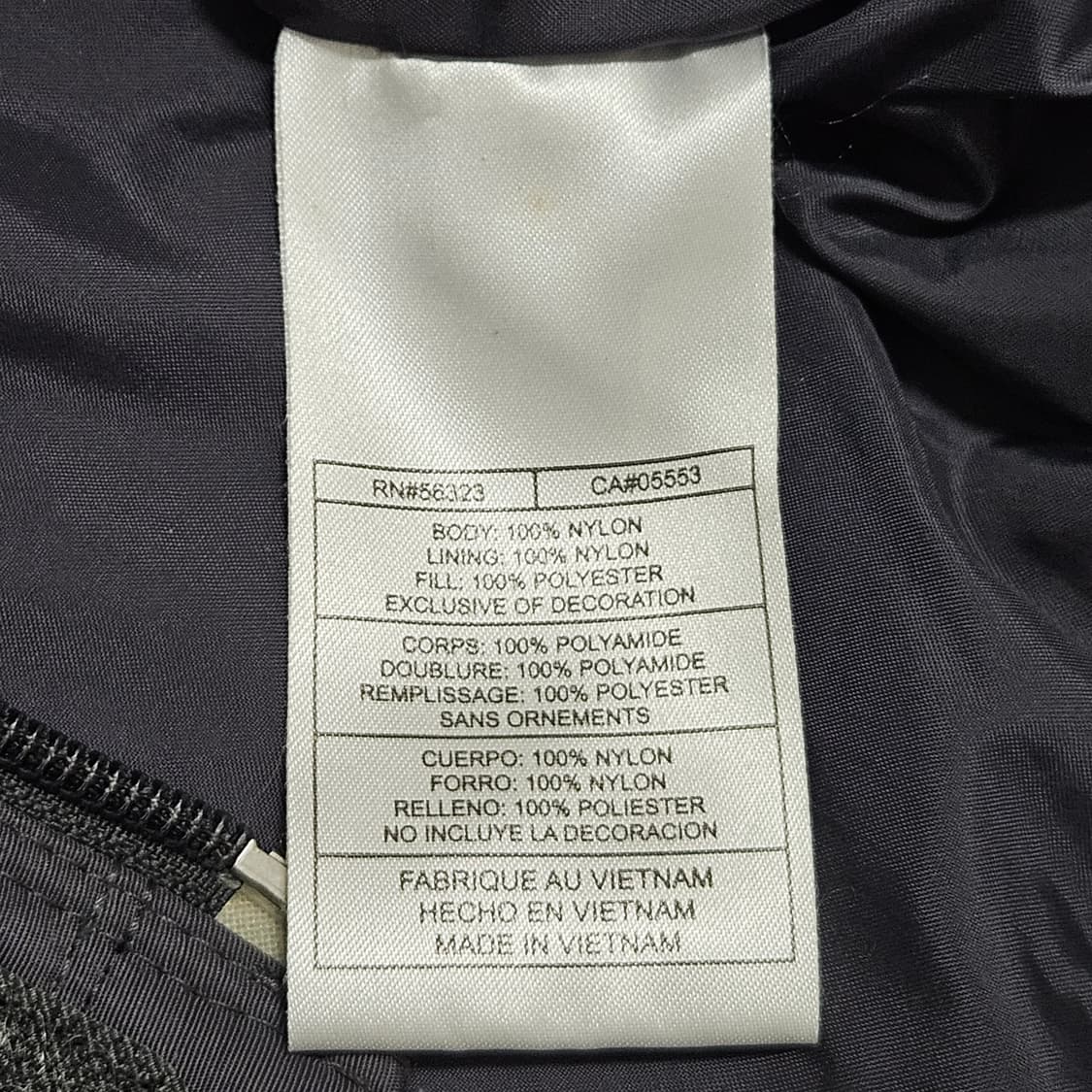 00's 나이키 올드스쿨 패딩 파카 다크그레이 S 95-100 상품이미지6