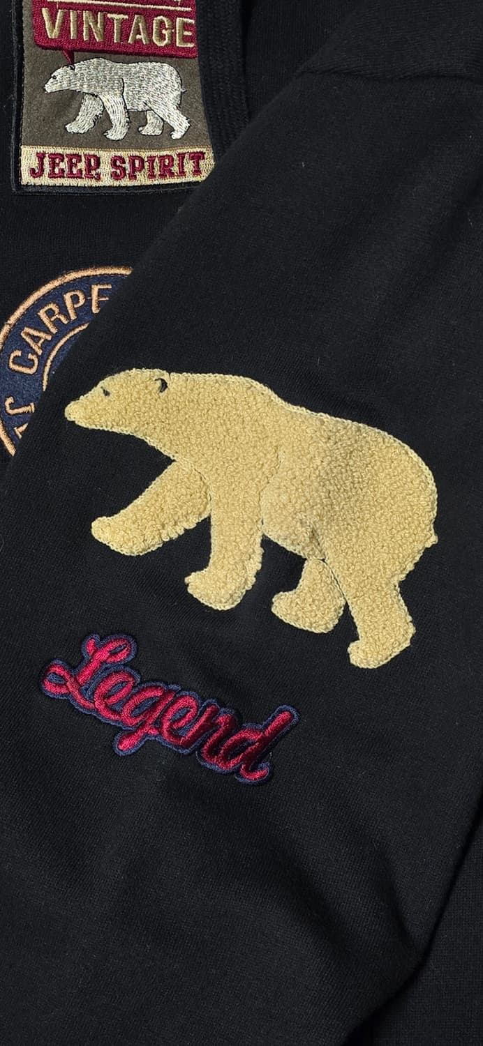 지프 스피릿 패치 후드집업 M(95) 상품이미지7