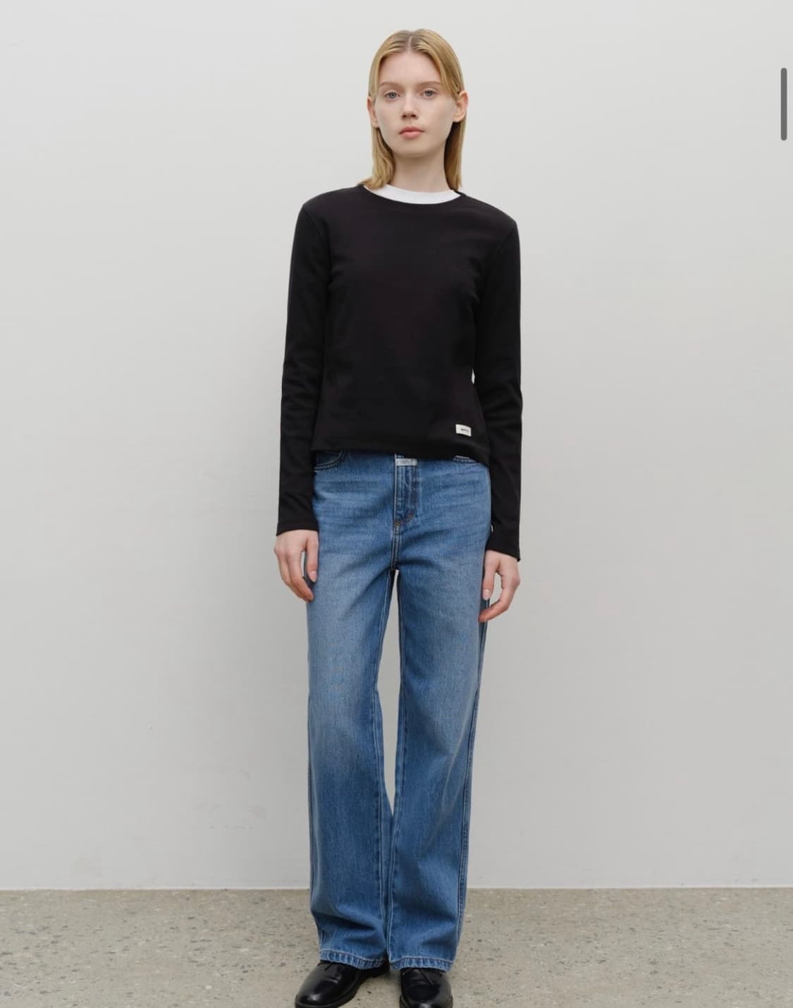 마리떼 프랑소와 저버 마리떼W 하이스트레이트 데님 팬츠 블루 28사이즈 상품이미지2