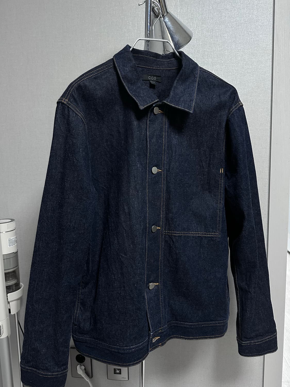 COS 탑스티치 로우 데님자켓 L 상품이미지1