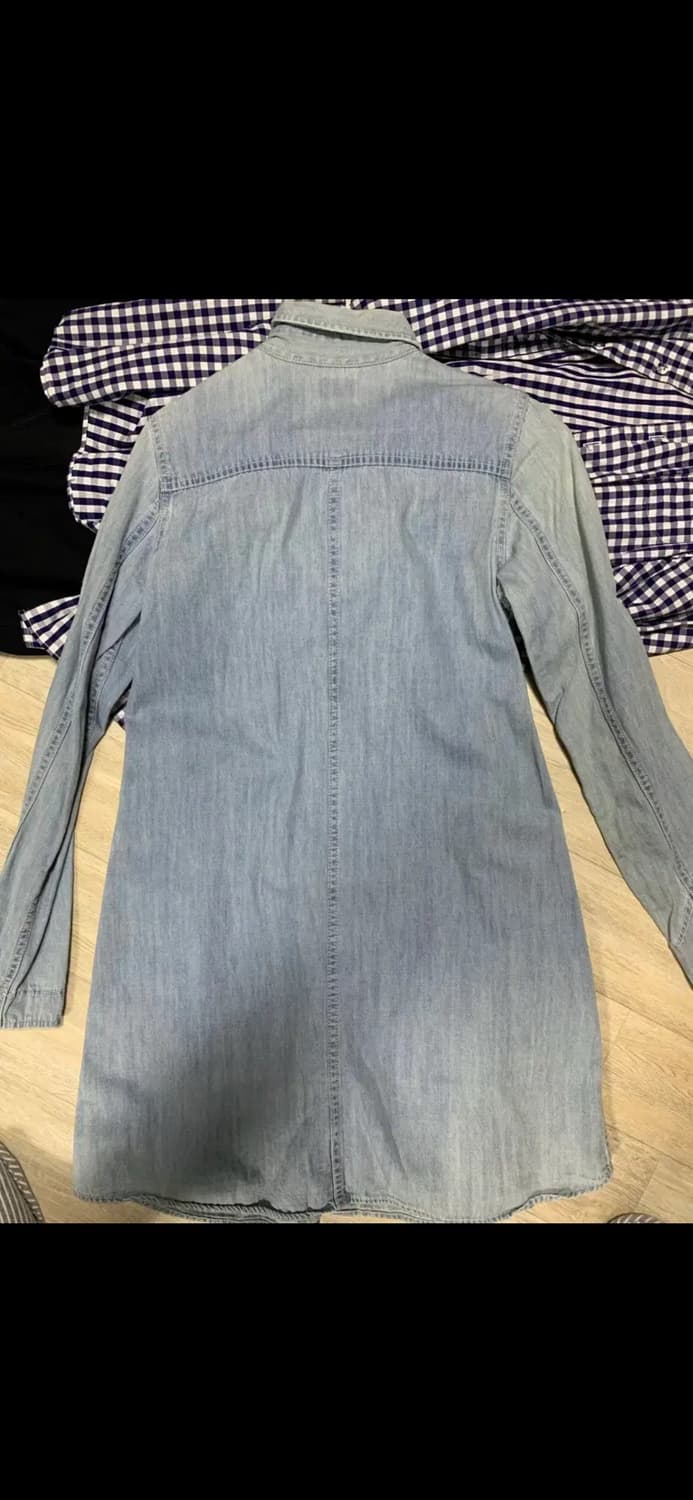 lee 데님 원피스 연청 셔츠 원피스 상품이미지4