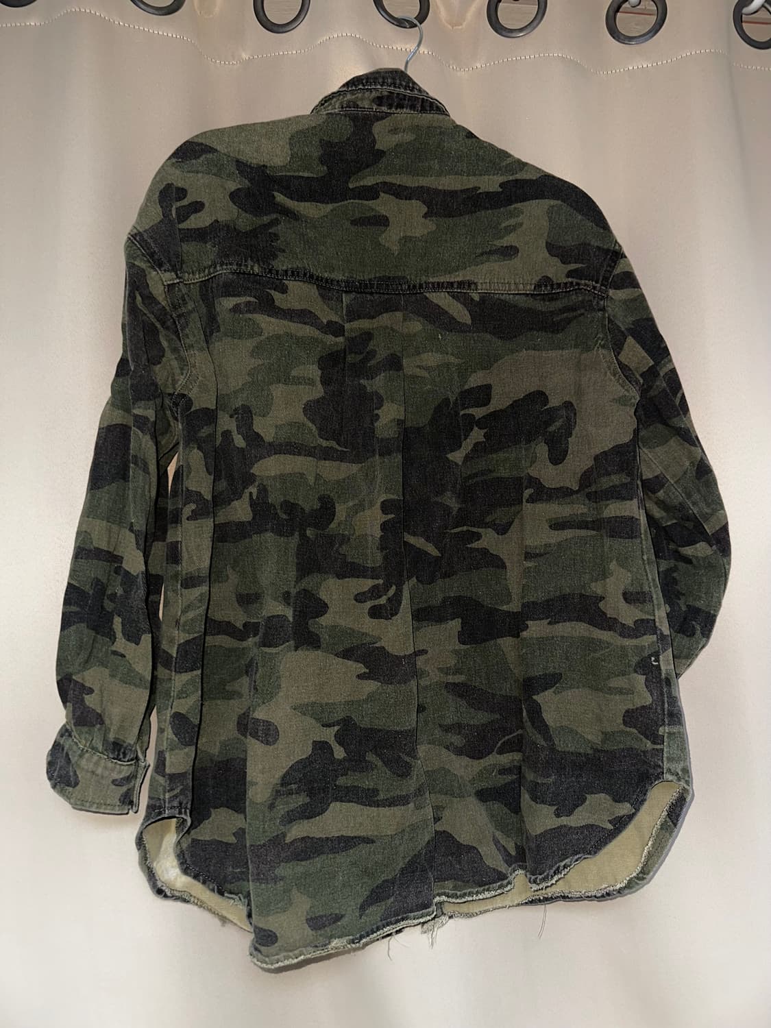Y2K 카모 셔츠 상품이미지2