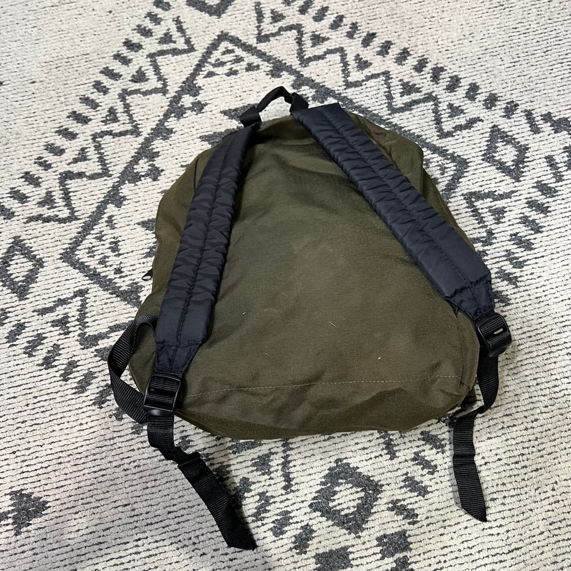 1990s Eastpak USA 이스트팩 올리브 백팩 상품이미지3
