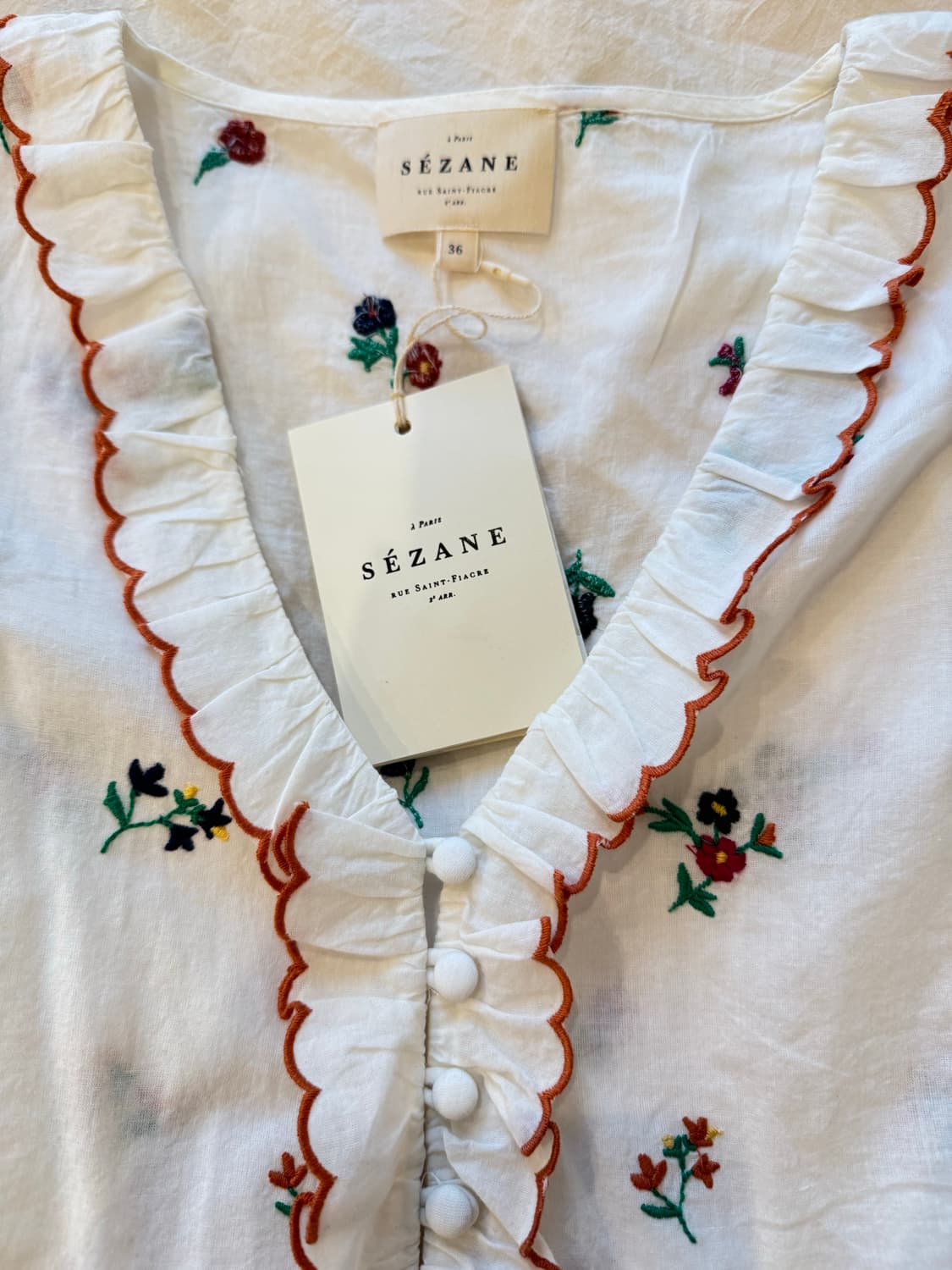 Sezane 세잔느 블라우스 새상품 상품이미지6