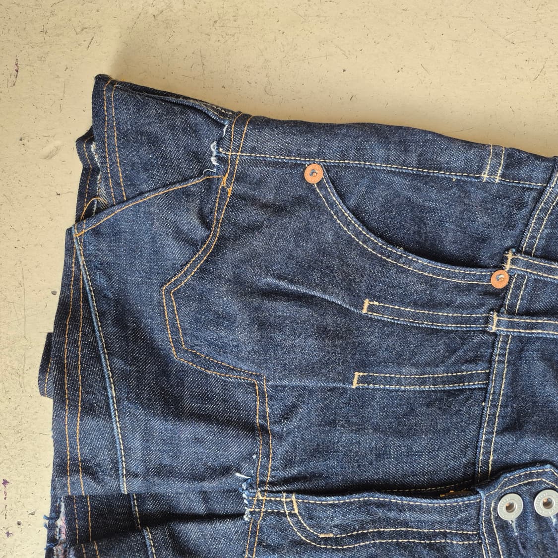 Side Gartered Pleats Skirt (remake) 상품이미지4