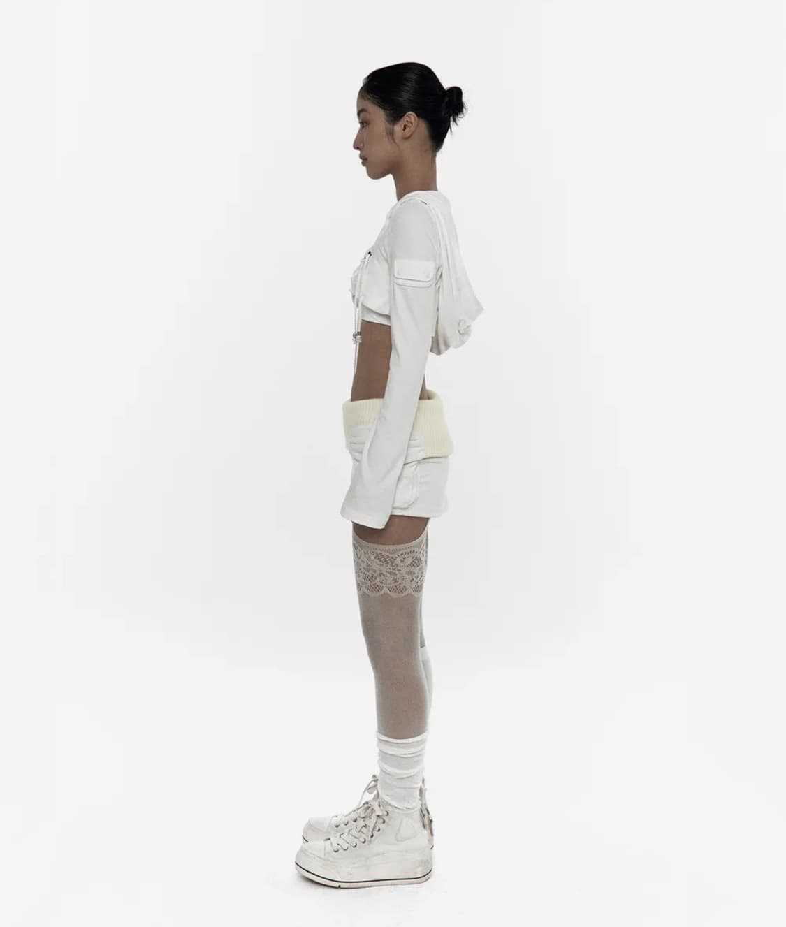 카시코 후디 볼레로 가디건 상품이미지5