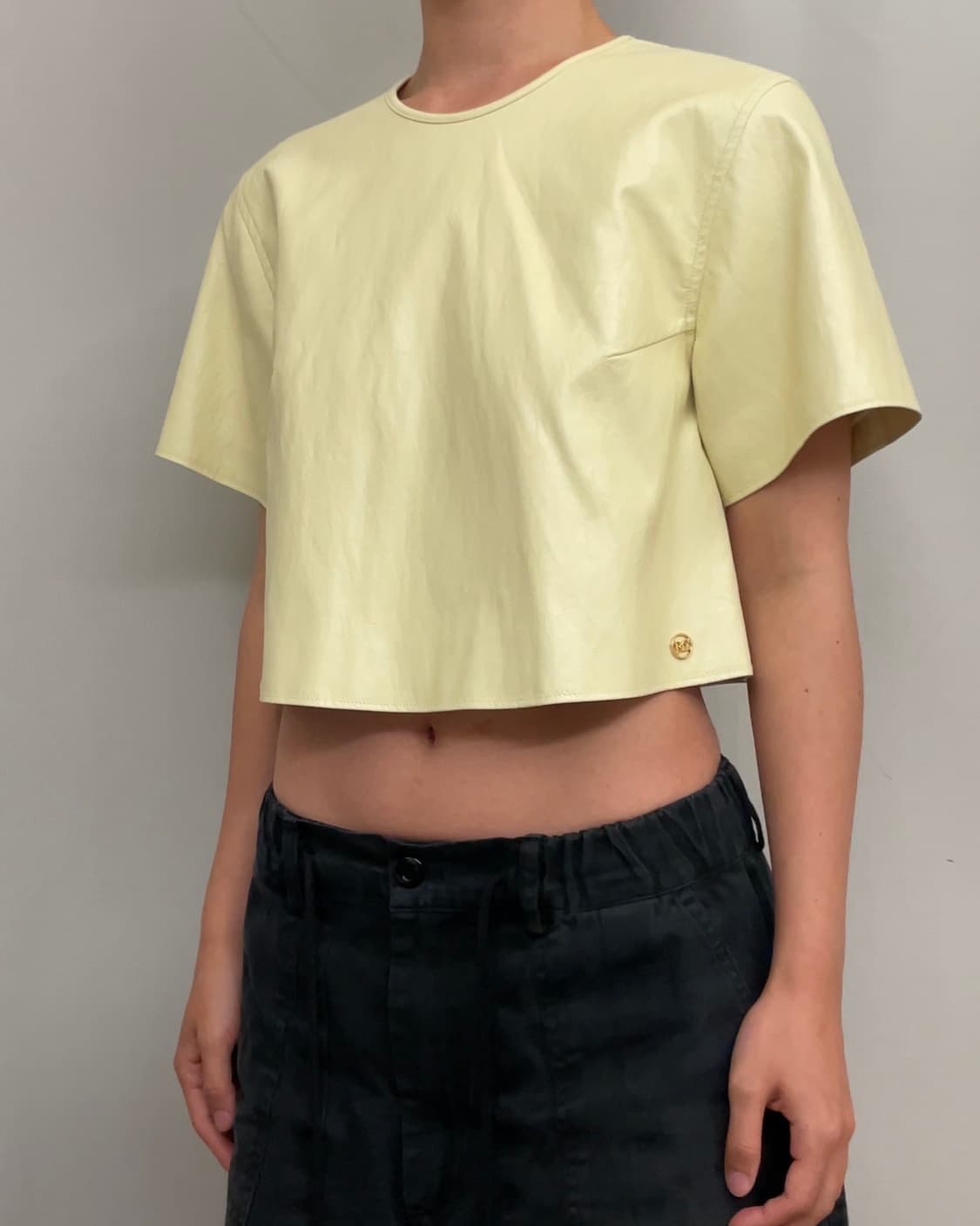 RECTO 페이크 레더 반팔 S size 상품이미지2