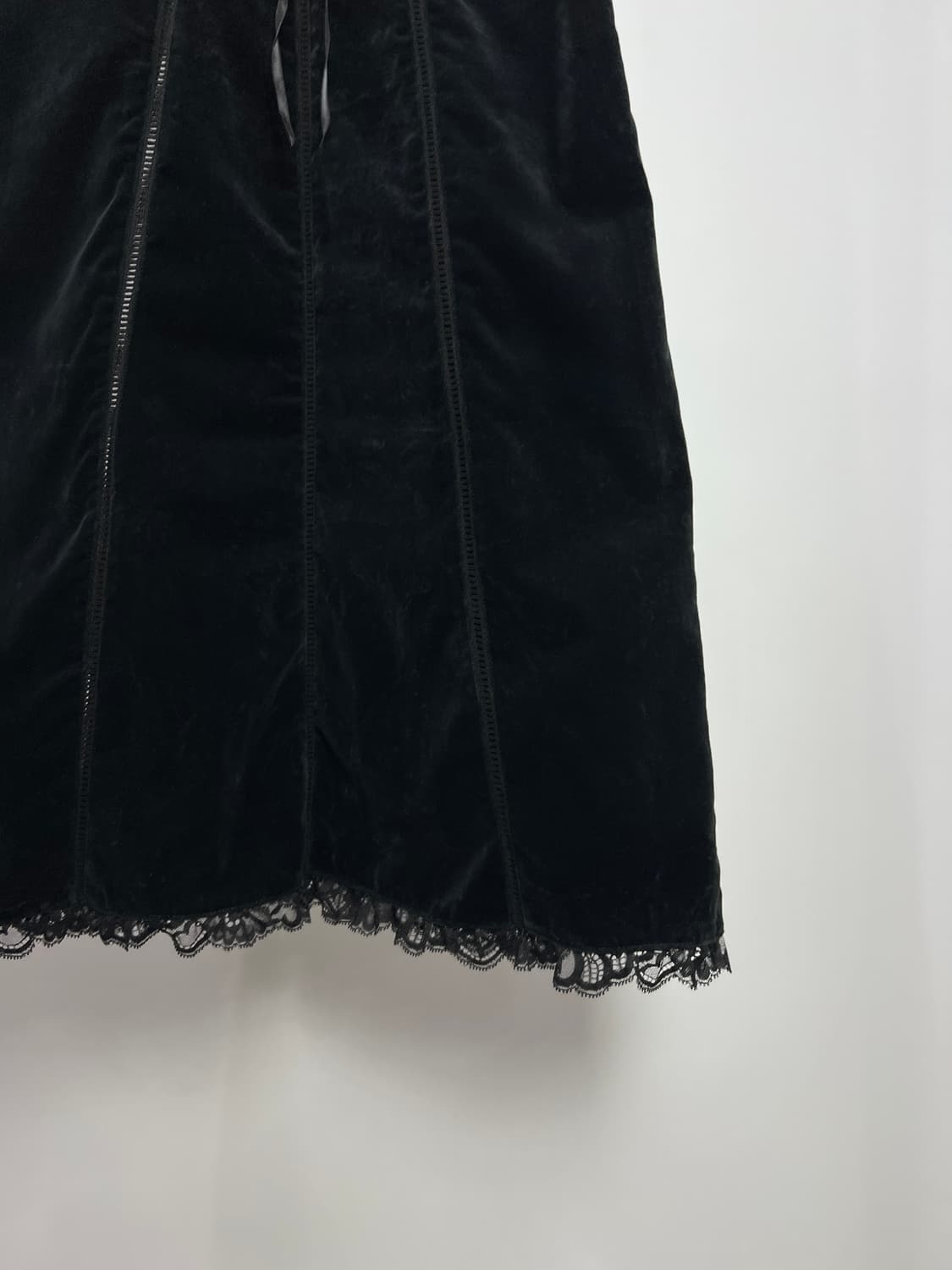 REBECCA TAYLOR 벨벳 나시 원피스 상품이미지4