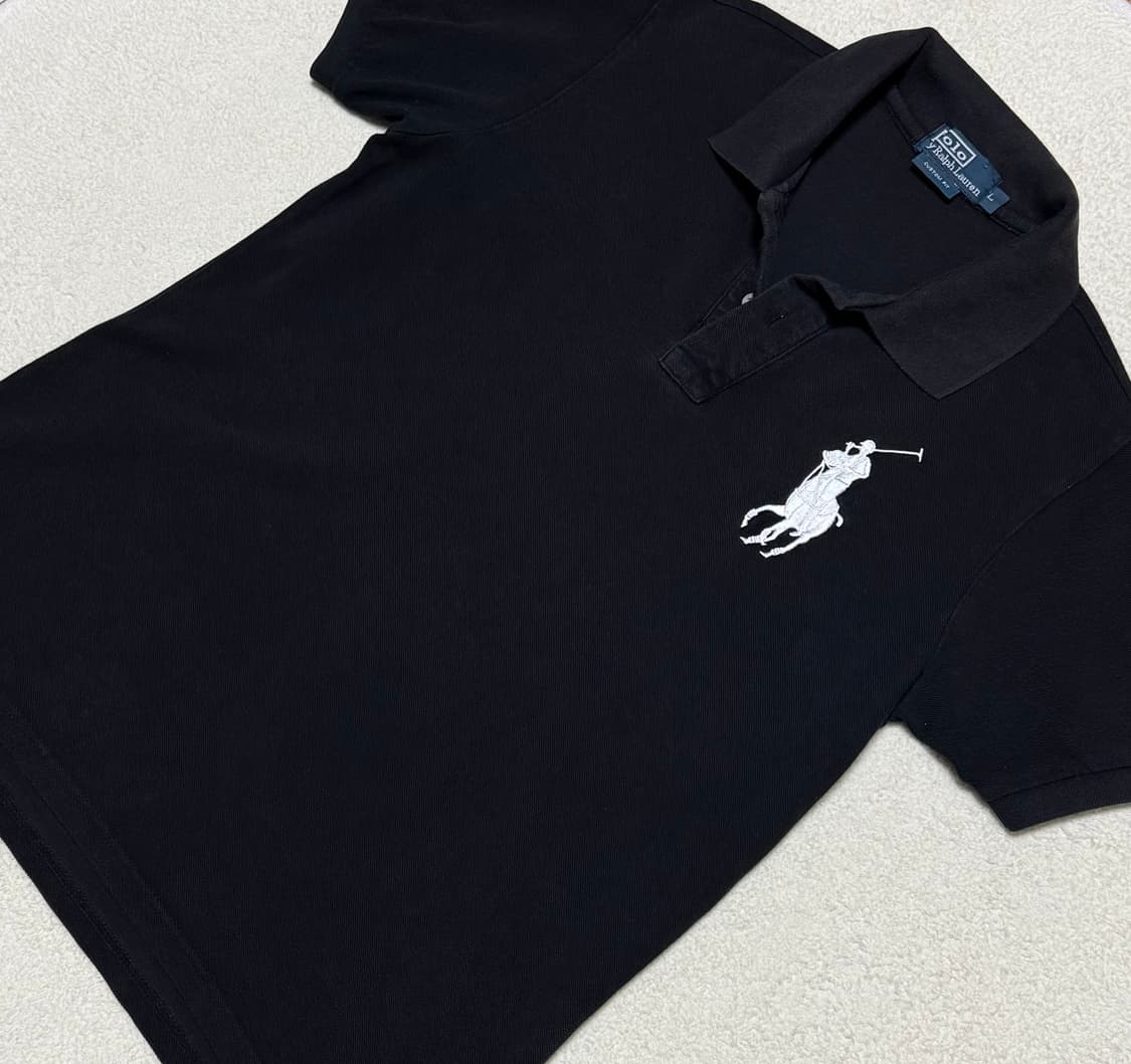 폴로 랄프로렌 빅포니 블랙 반팔 상품이미지3