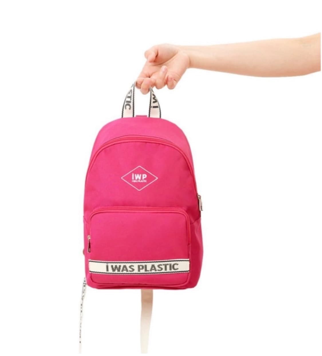 (새상품) IWP 아이워즈플라스틱 친환경 미니 백팩 핑크 상품이미지1