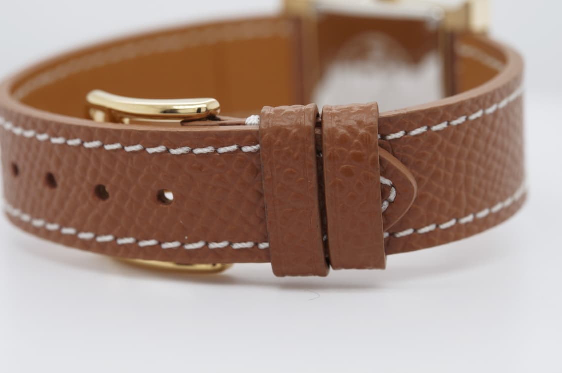 에르메스 H아워 금장 중고명품 손목시계 여성용 PM 사이즈 여성가죽시계 상품이미지7