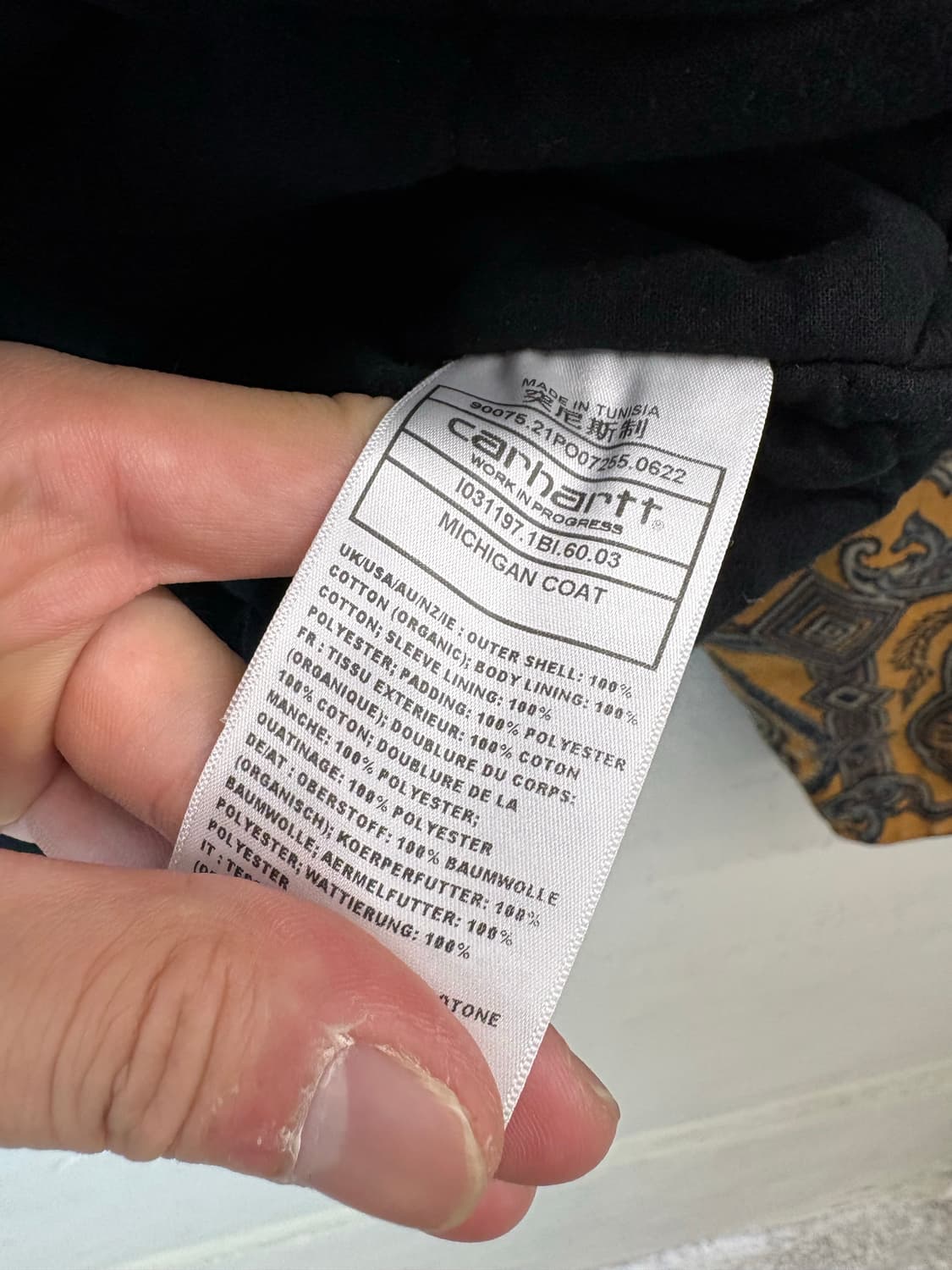 칼하트 윕 미시건 페이즐리 코트 자켓 상품이미지8