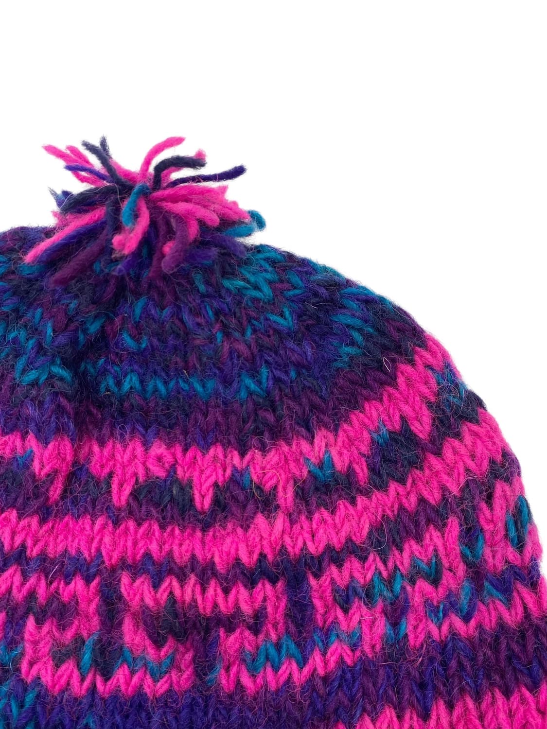 네팔 핸드니트 울 햇 상품이미지3