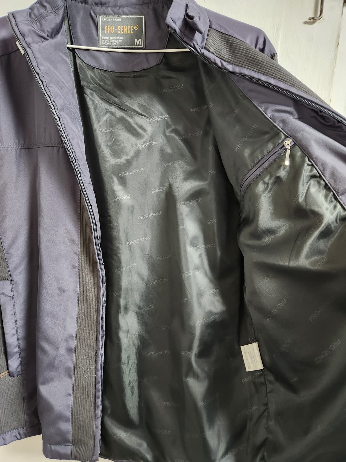 남성 네이비 안감있는 봄 점퍼 M (90) 상품이미지4