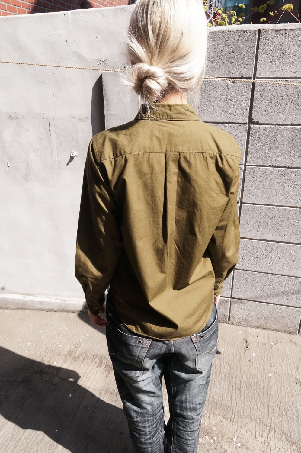 꼼데가르송 블랙 버튼 셔츠 상품이미지2