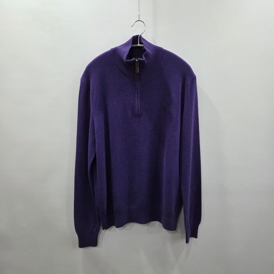 폴로랄프로렌 메리노울 풀오버 하프집업 니트 M 상품이미지1