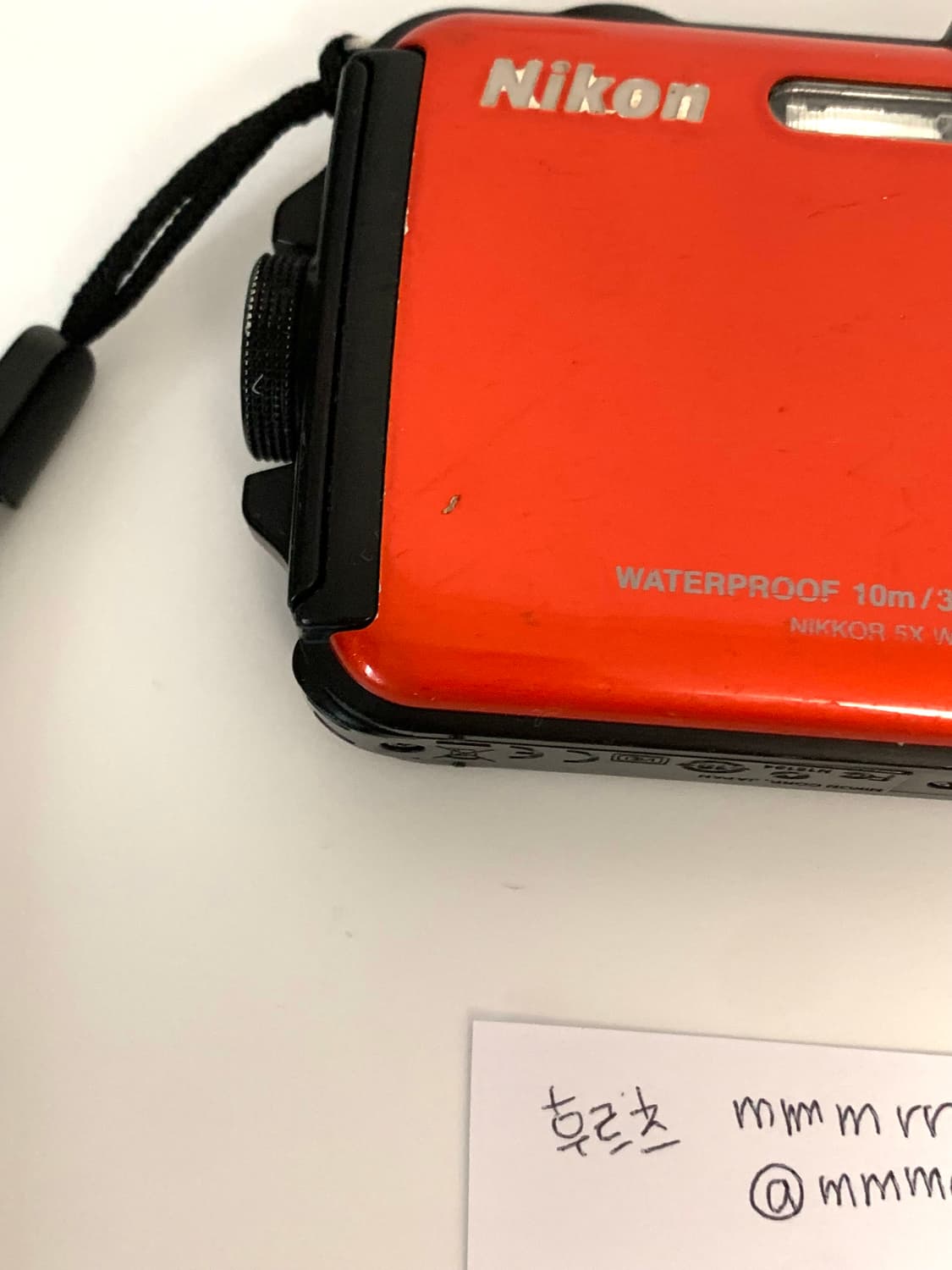 nikon coolpix 니콘 쿨픽스 aw100 오렌지 상품이미지2