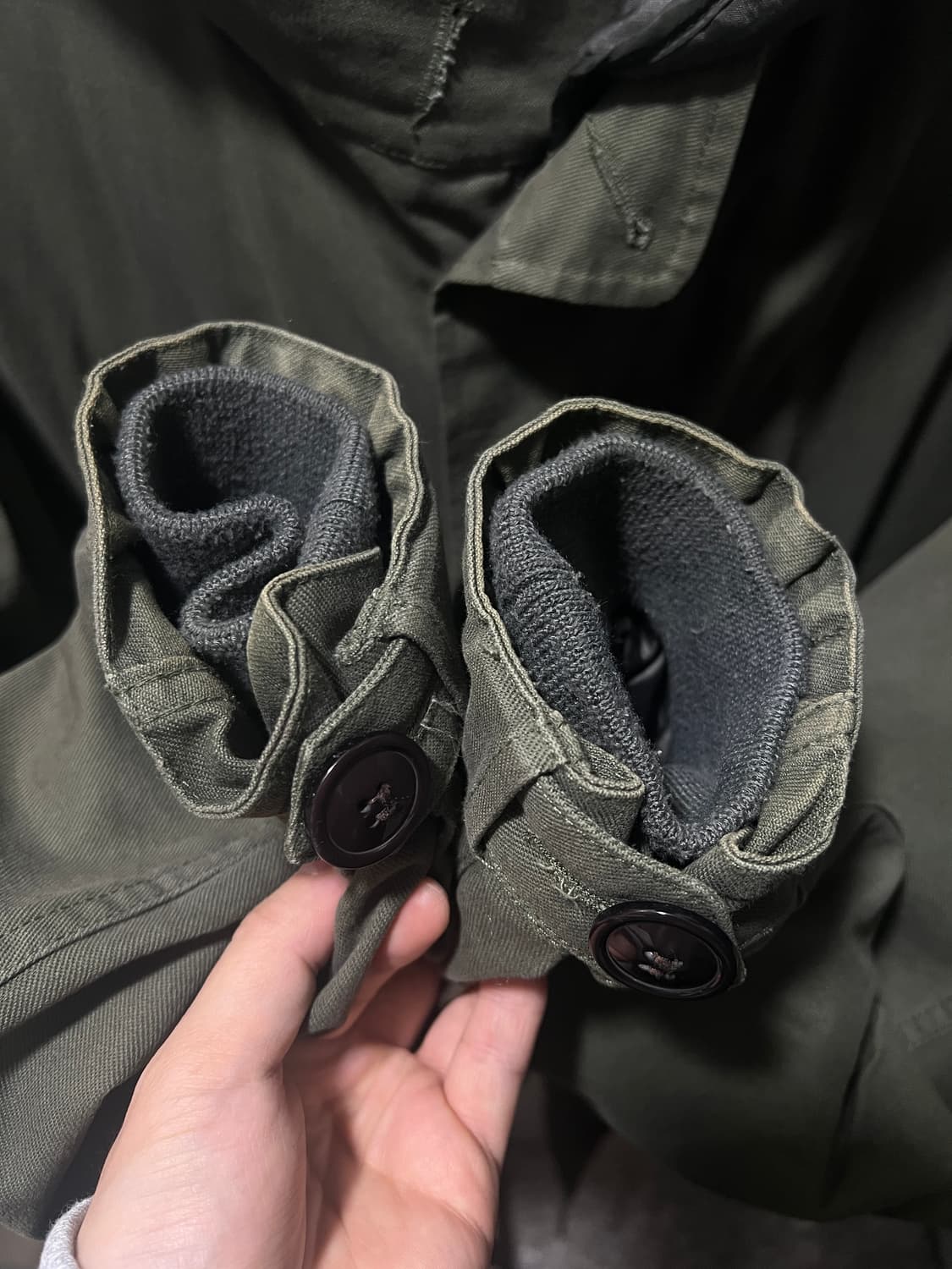 [M]22F/W FISHTAIL PARKA_OLIVE GREEN 상품이미지4