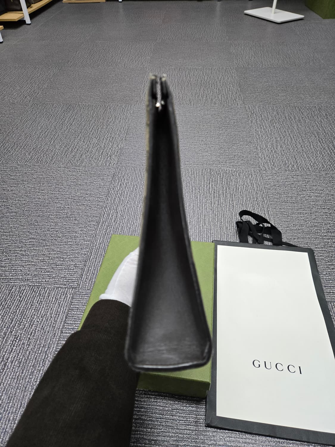 [특가][정품] 구찌 시그니처 웹삼선 클러치백 상품이미지3