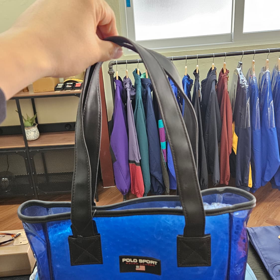 폴로 스포츠 PVC 토트뱁 상품이미지5