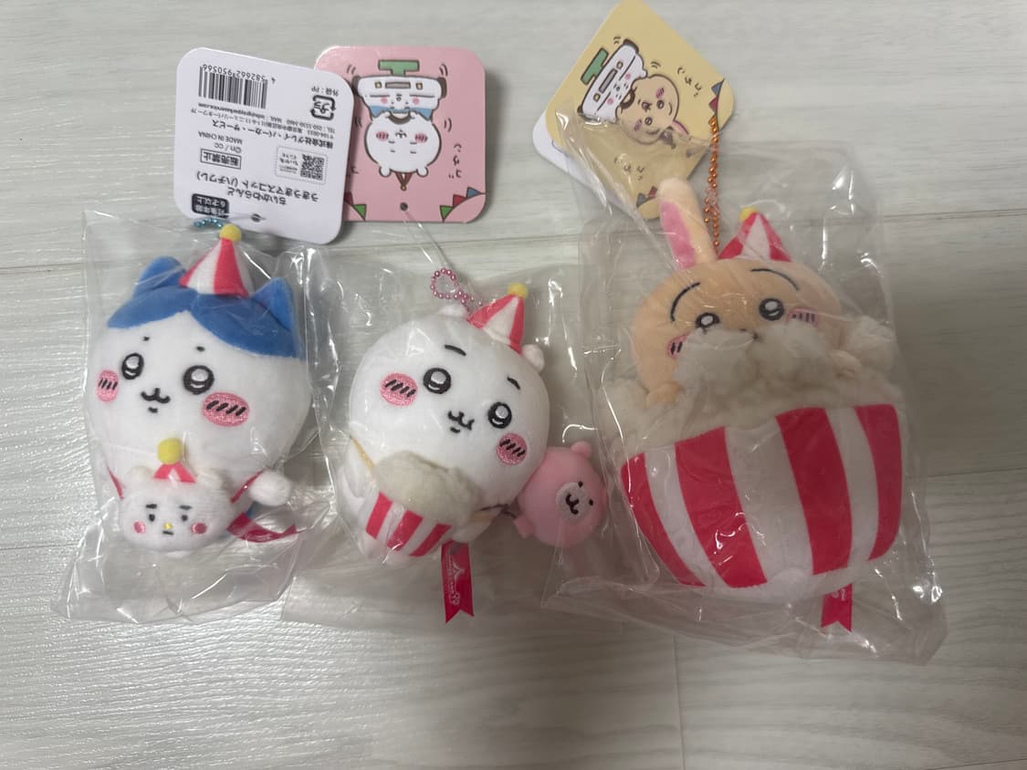 치이카와랜드 놀이공원 인형 치이카와 하치와레 우사기 미개봉 상품이미지1