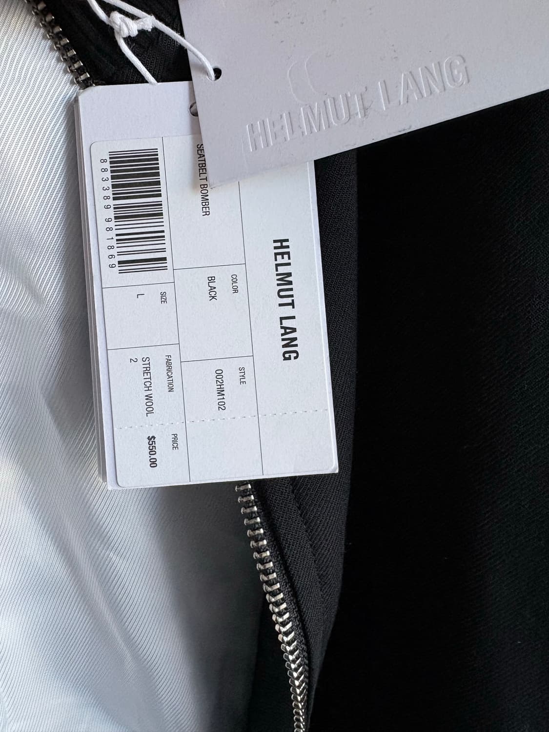 (L) 헬무트 랭 시트 벨트 본디지 봄버 상품이미지4