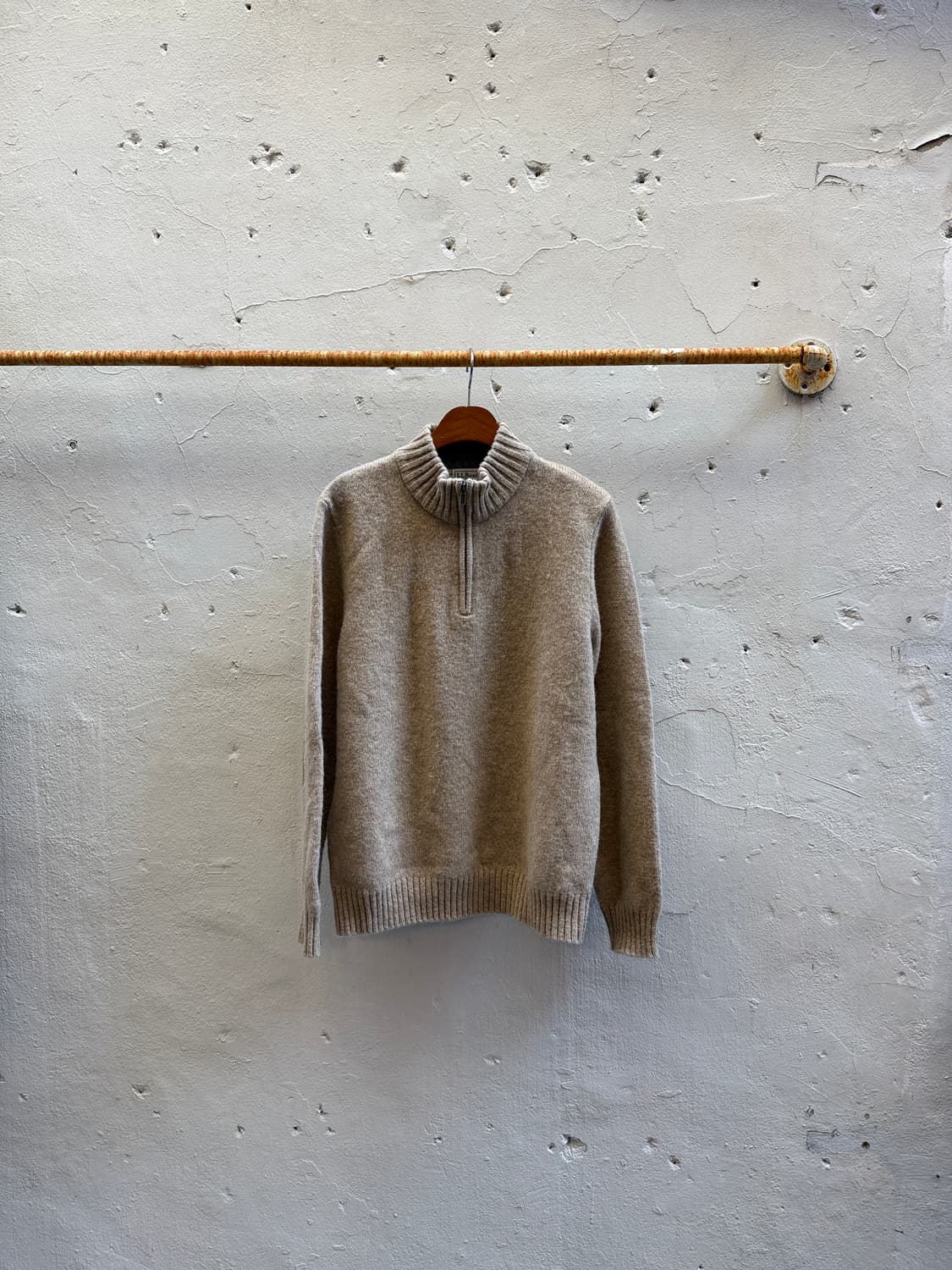 엘엘빈 울 니트집업 상품이미지1