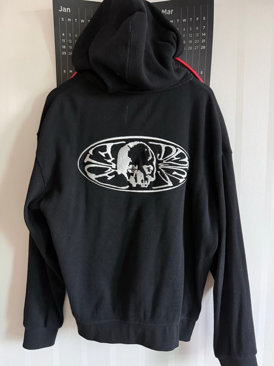 etce 와플 후드집업 블랙 m사이즈  상품이미지2