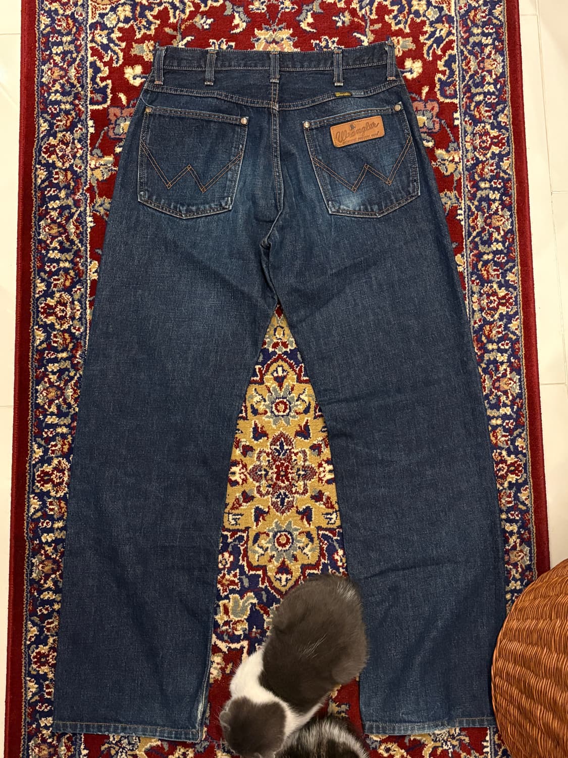 빈티지 랭글러 블루벨 셀비지 데님  상품이미지7