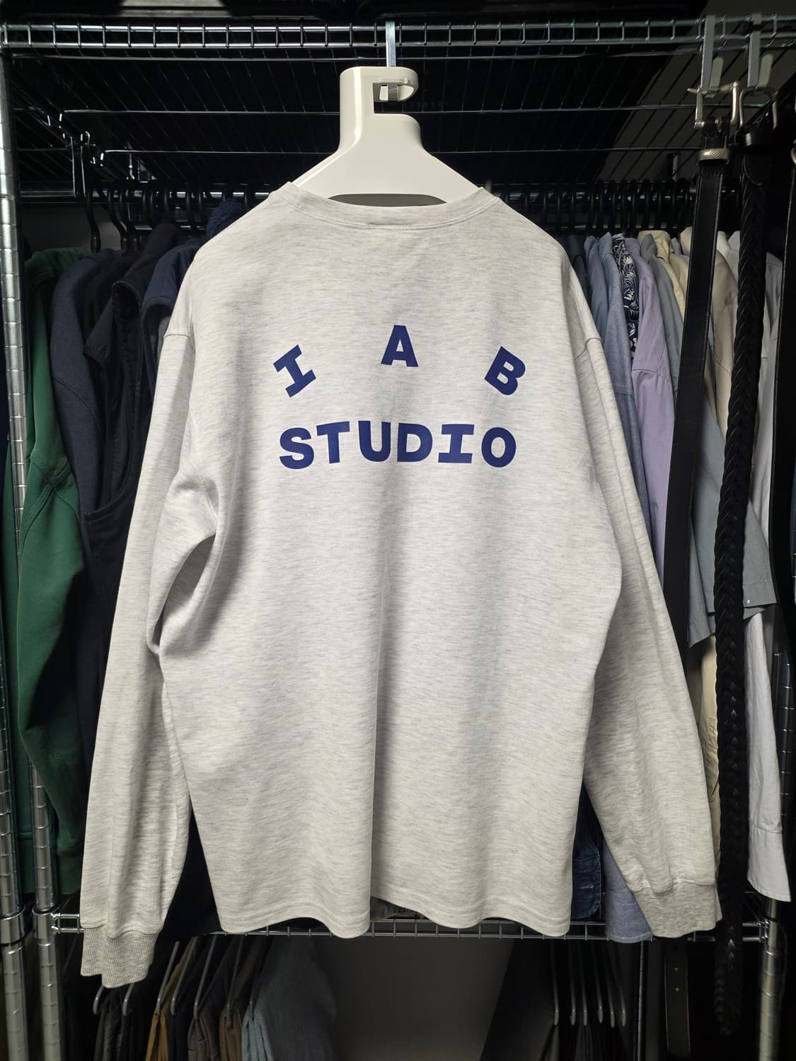 아이앱스튜디오 롱슬리브 그레이 XL 상품이미지2