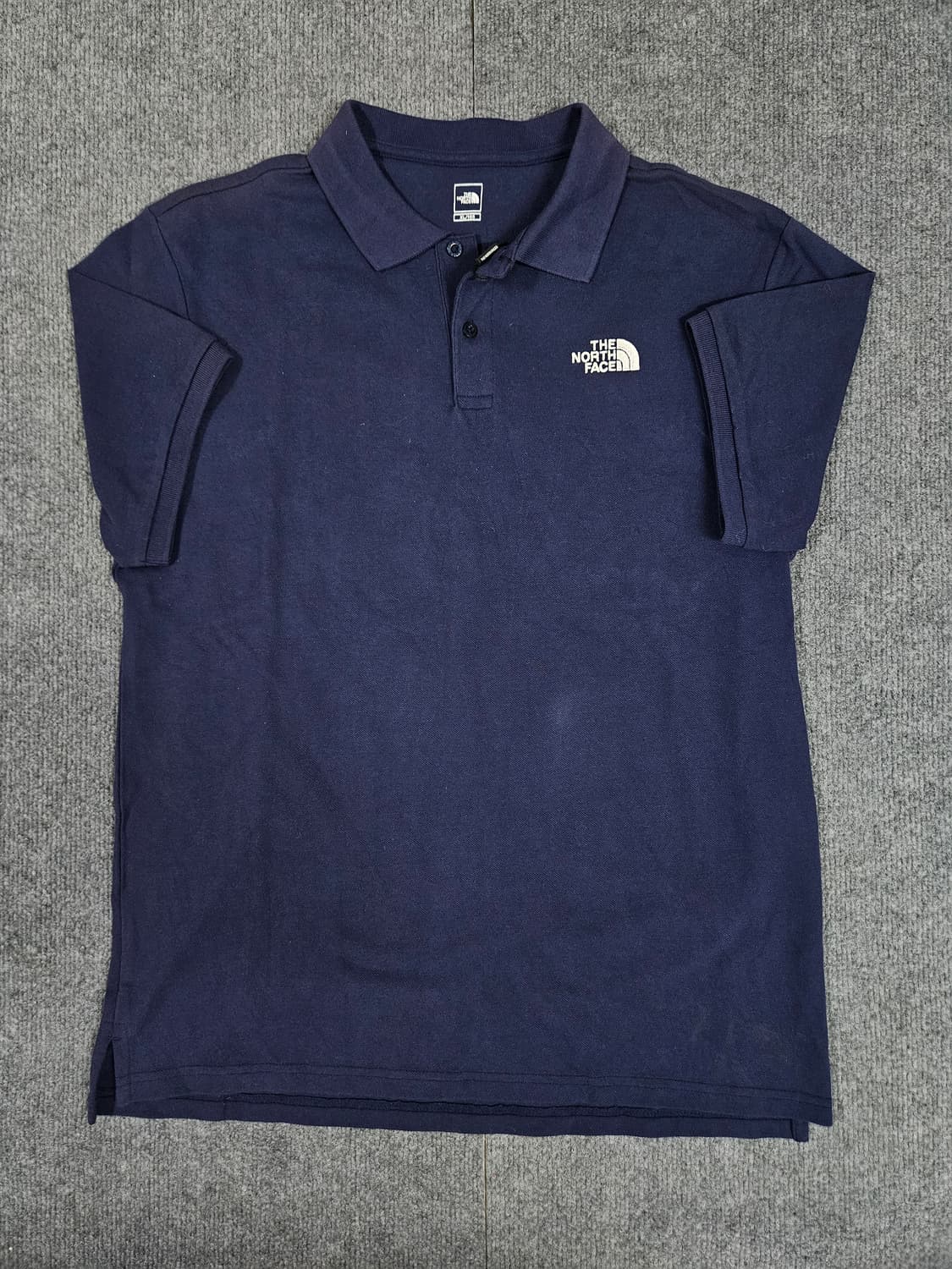 노스페이스 올데이 클래식 폴로 네이비 카라티(급처) 상품이미지1