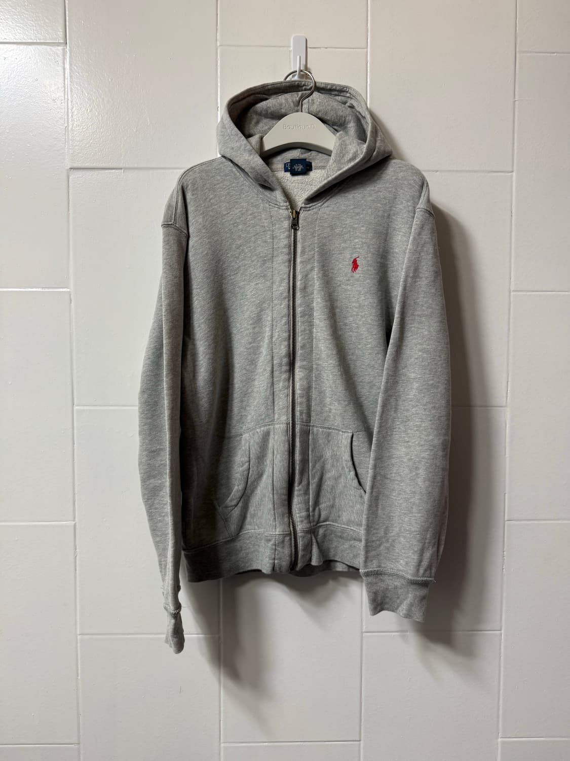 폴로 랄프로렌 기모 후드집업 상품이미지1