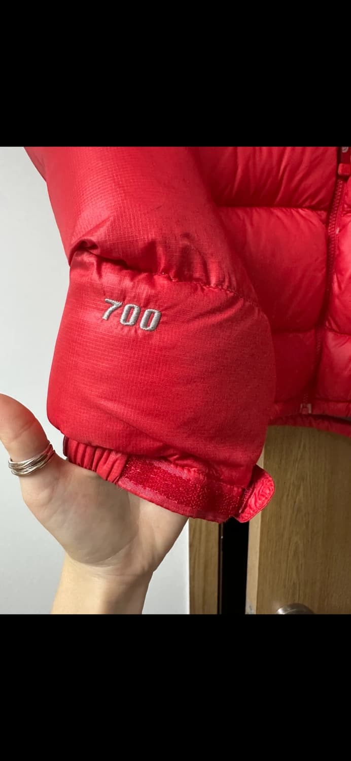 노스페이스 700 눕시 패딩 레드 90 상품이미지2