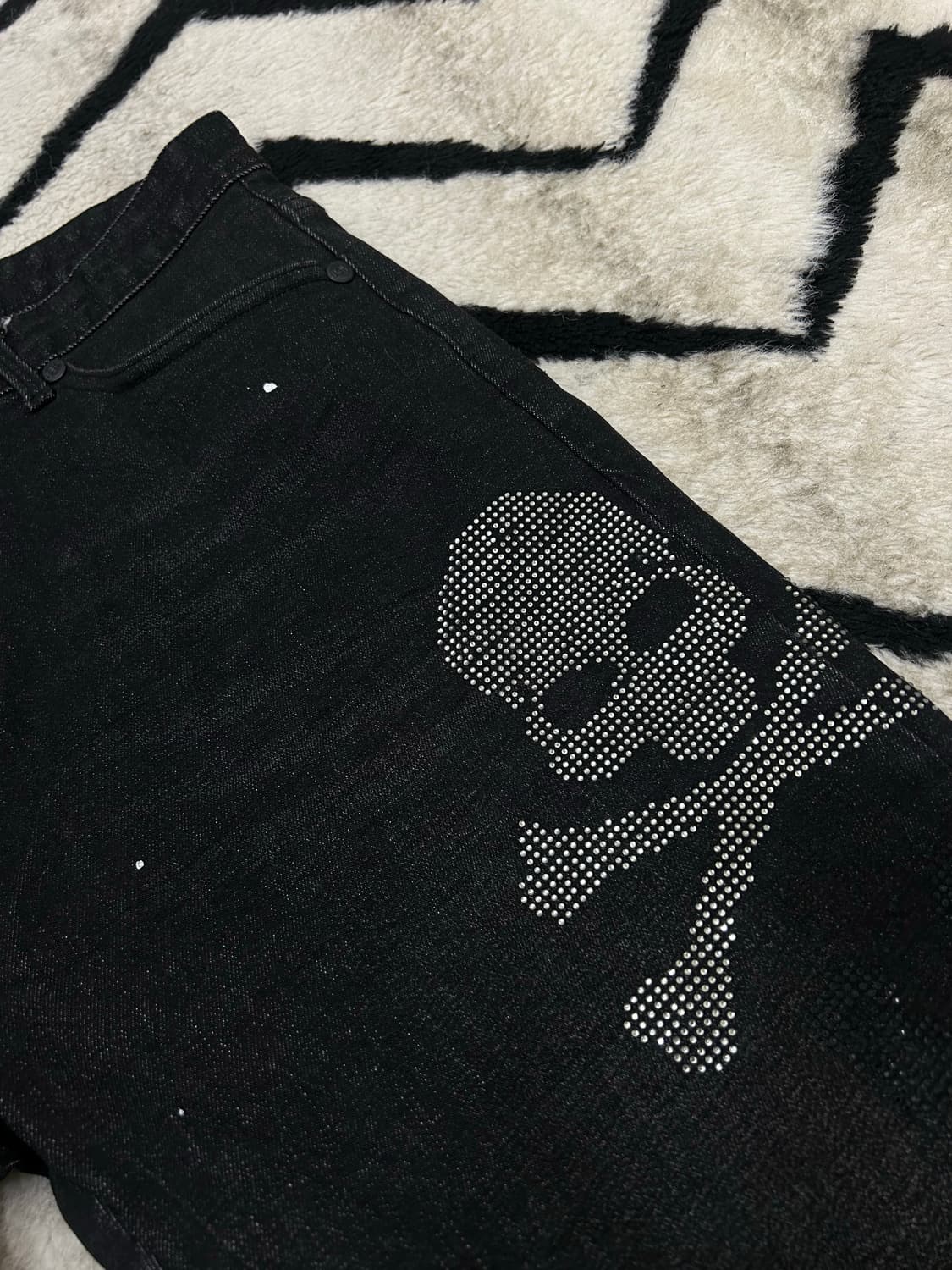 [34]Boy London 스컬 슬림핏 데님/흑청/스판 상품이미지1