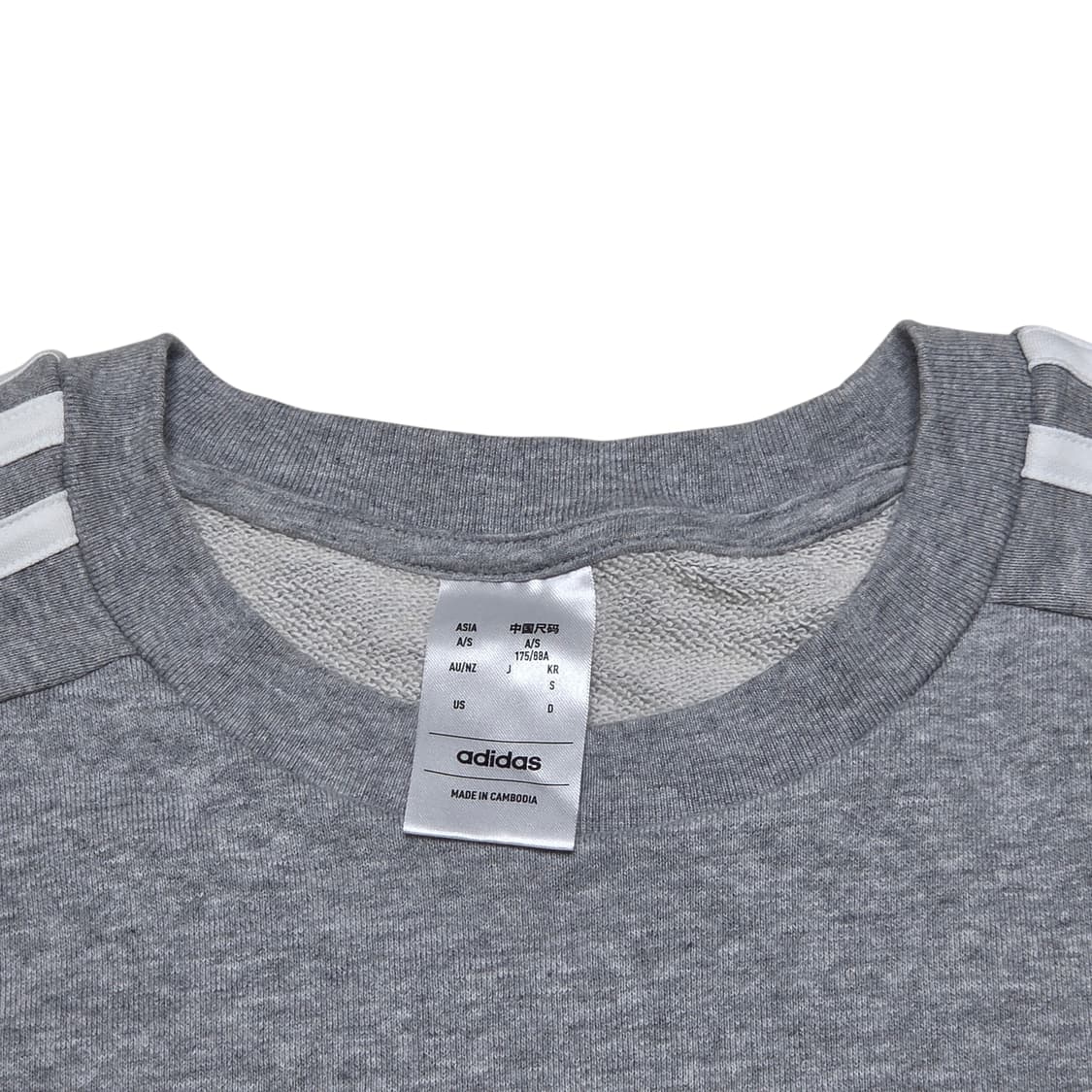 Adidas 아디다스 기본 삼선 프렌치테리 맨투맨  상품이미지2