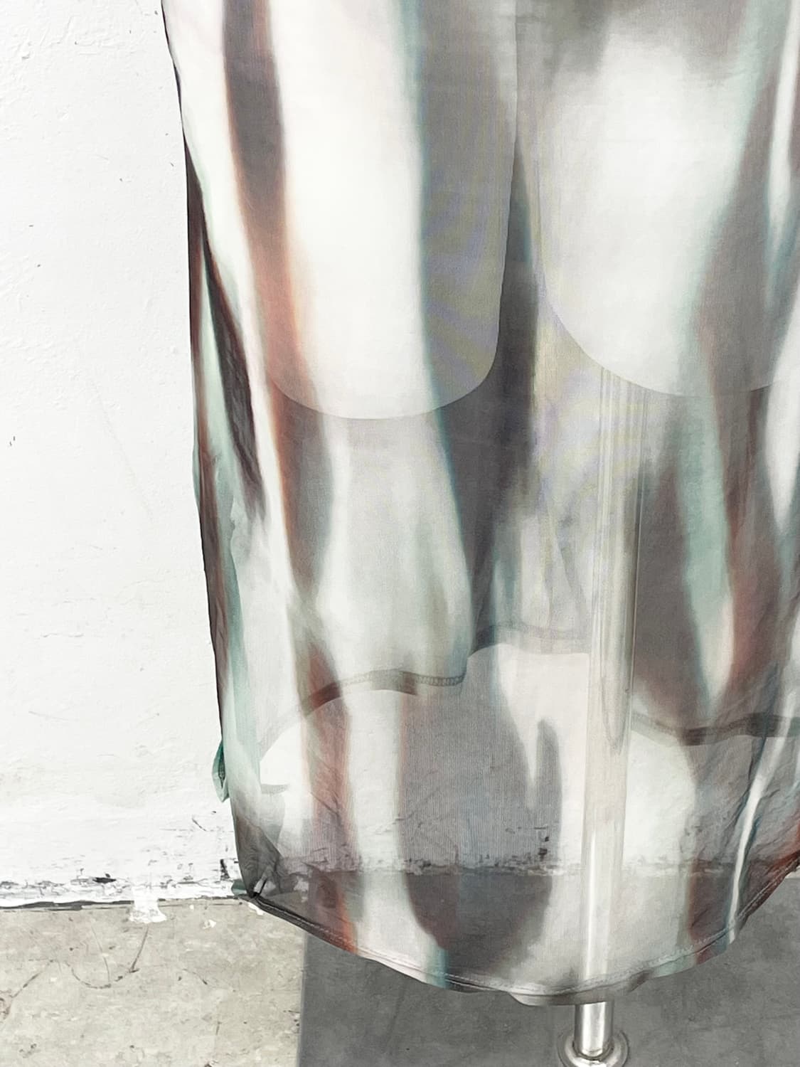 그런지 타이다이 메쉬 레이어드 원피스 상품이미지3